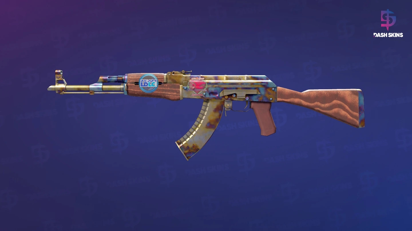 AK-47 | Case Hardened (Well-Worn) Screenshot Playside