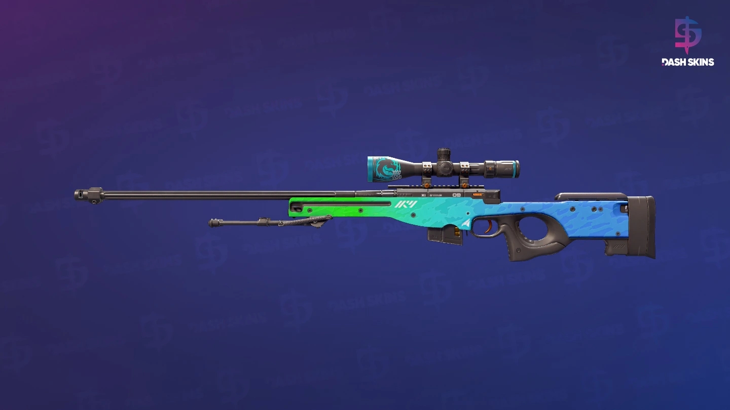 AWP | Ice Coaled (Minimal Wear) Screenshot Playside