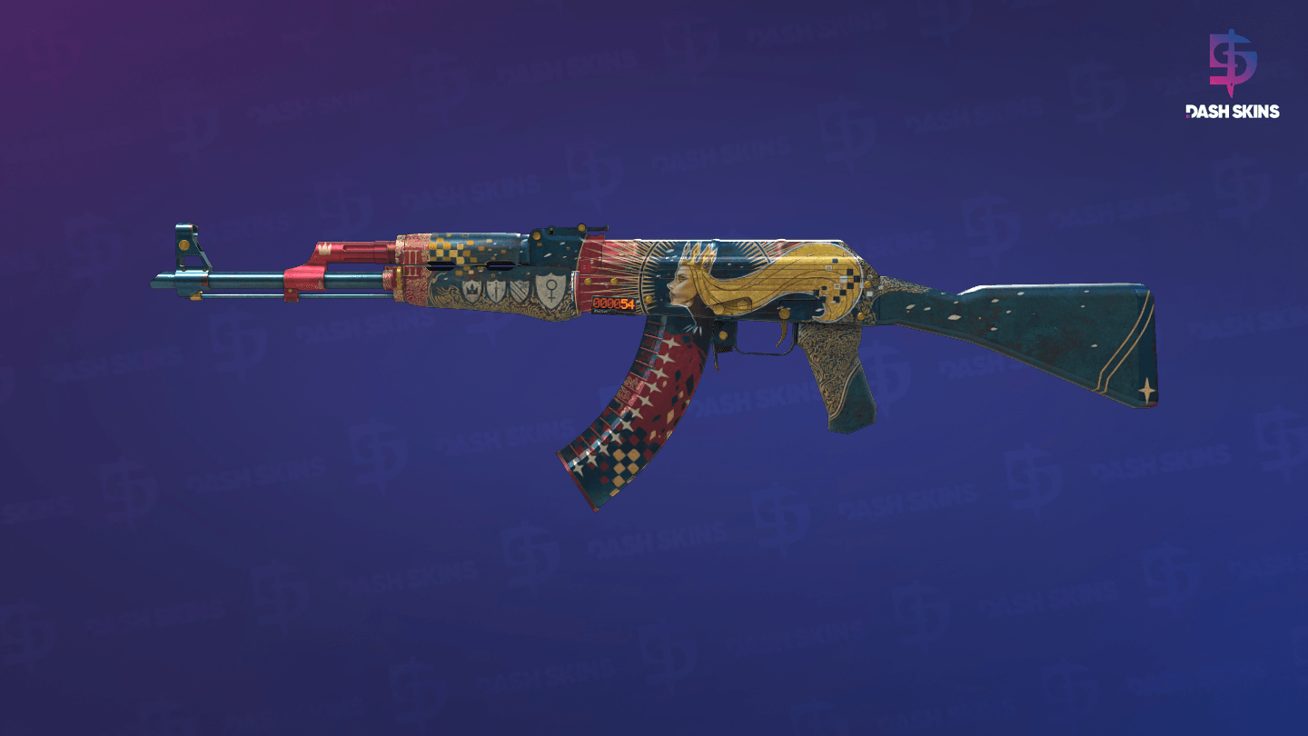 StatTrak™ AK-47 | The Empress (Battle-Scarred) Screenshot Playside