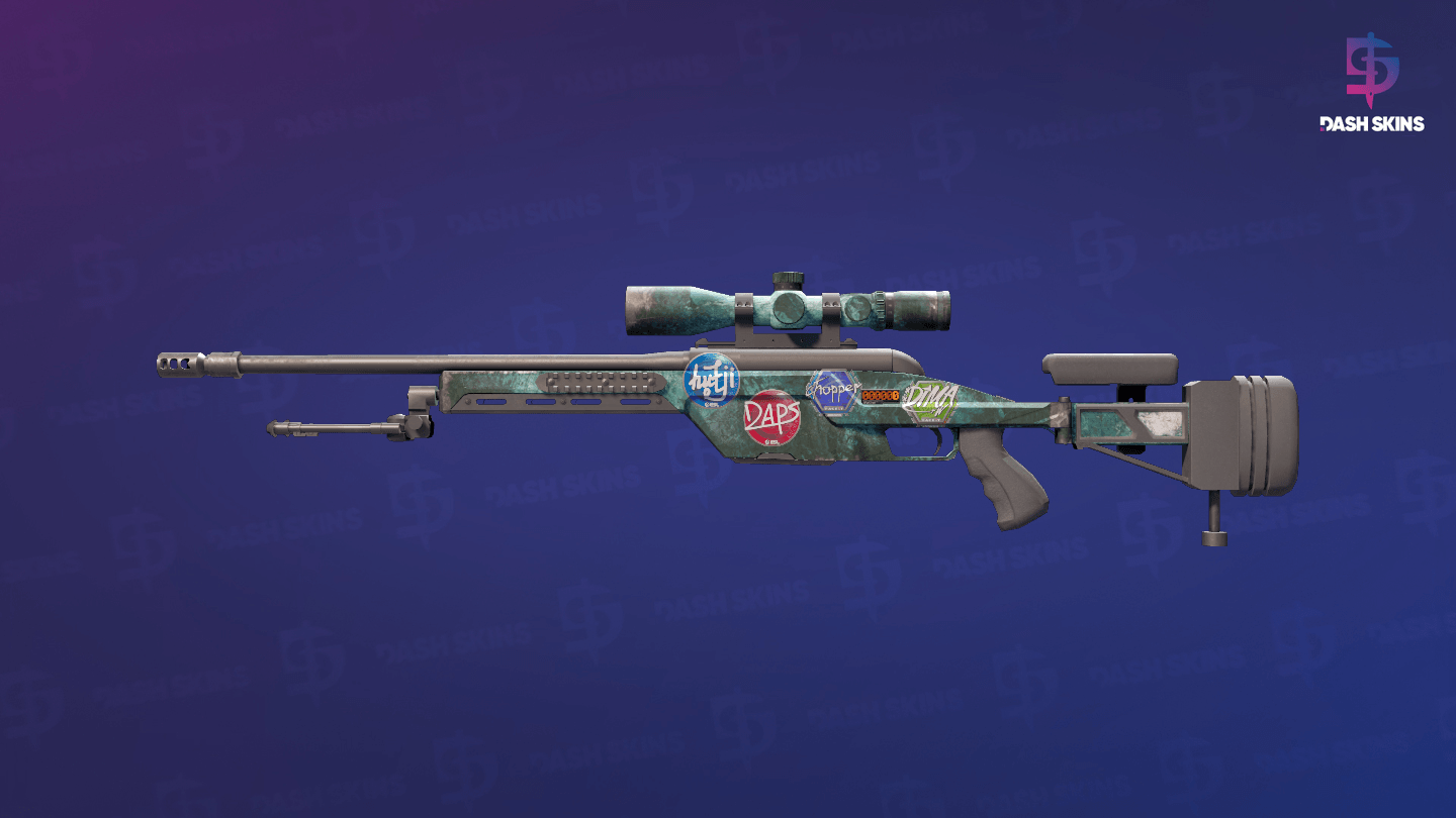 StatTrak™ SSG 08 | Abyss (Battle-Scarred) Screenshot Playside