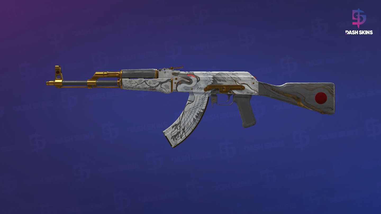 AK-47 | Crane Flight (Well-Worn) Screenshot Playside