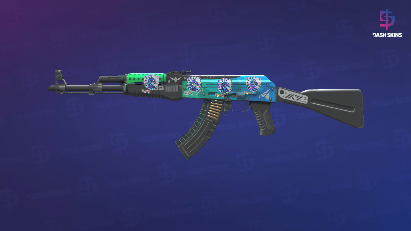 AK-47 | Ice Coaled (Field-Tested) Screenshot Playside