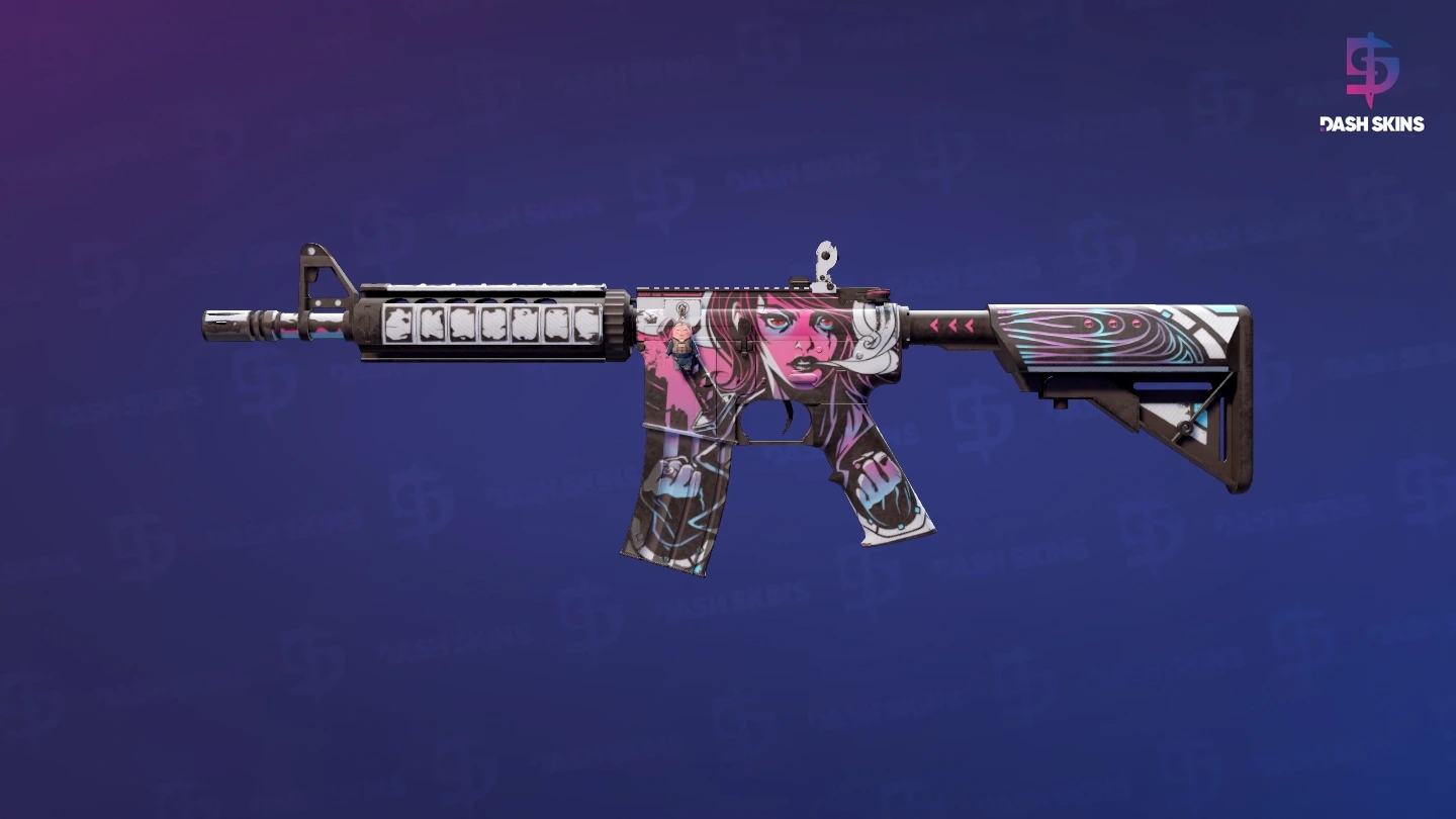 M4A4 | Neo-Noir (Minimal Wear) Screenshot Playside