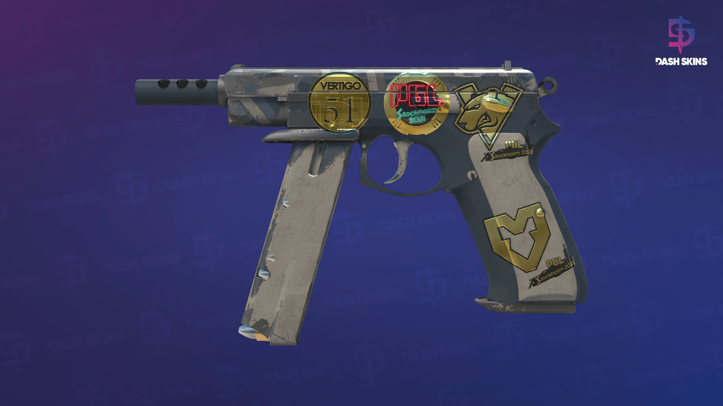 Souvenir CZ75-Auto | Framework (Battle-Scarred) Screenshot Playside