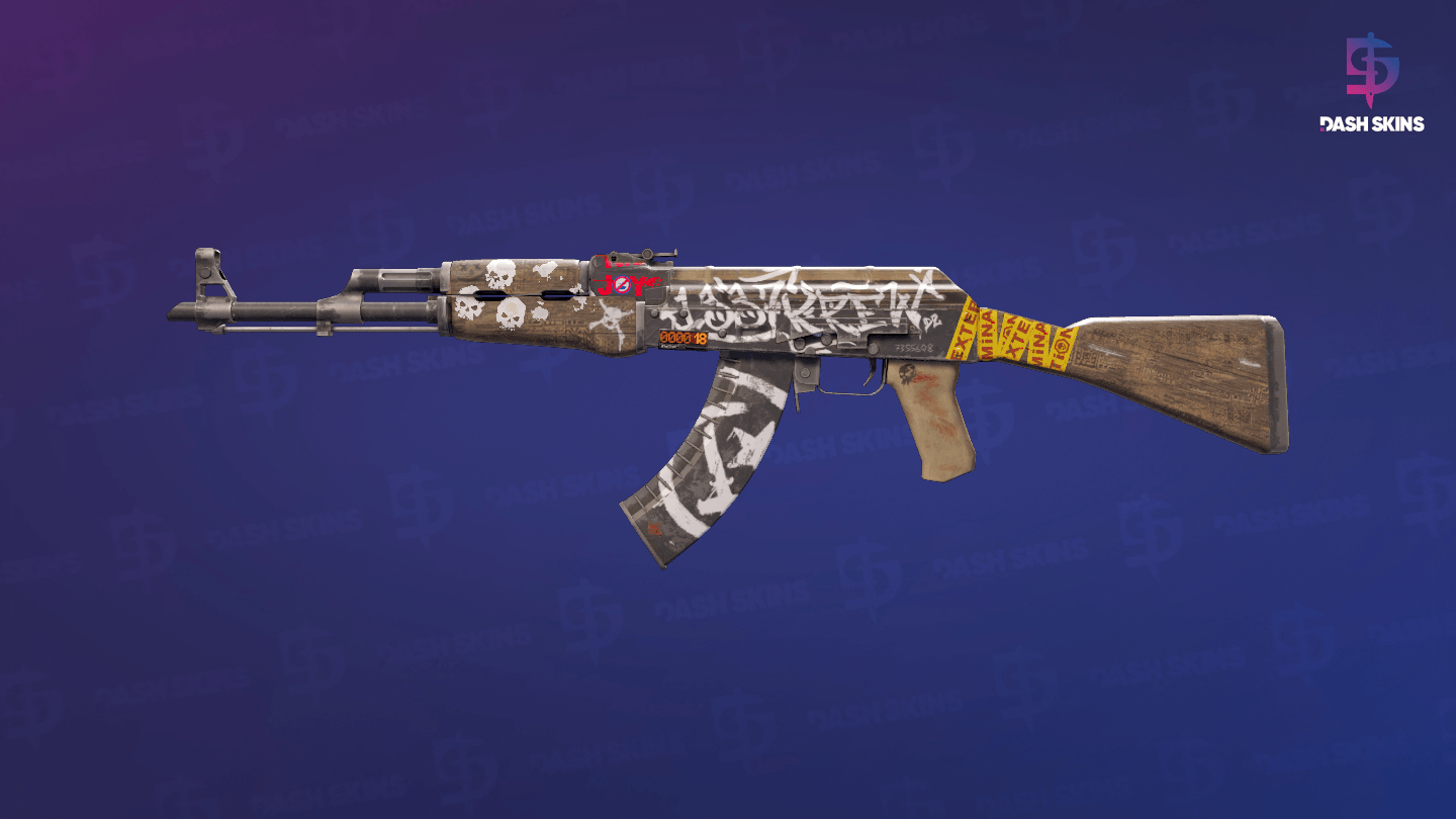 StatTrak™ AK-47 | Wasteland Rebel (Field-Tested) Screenshot Playside