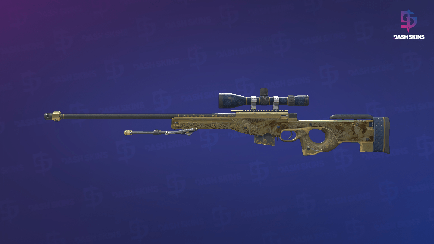AWP | Queen's Gambit (Well-Worn) Screenshot Playside