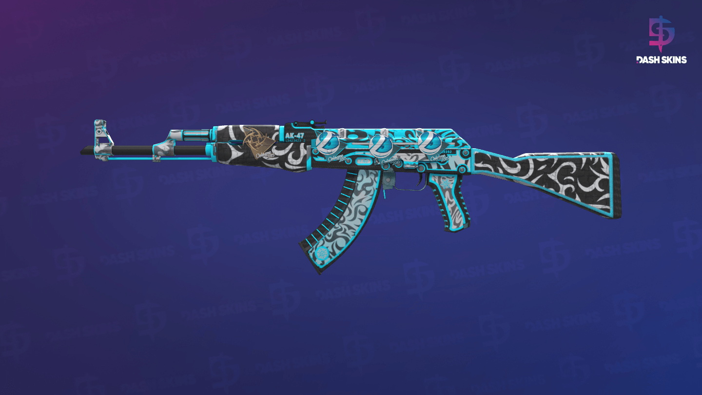 AK-47 | Frontside Misty (Minimal Wear) Screenshot Playside