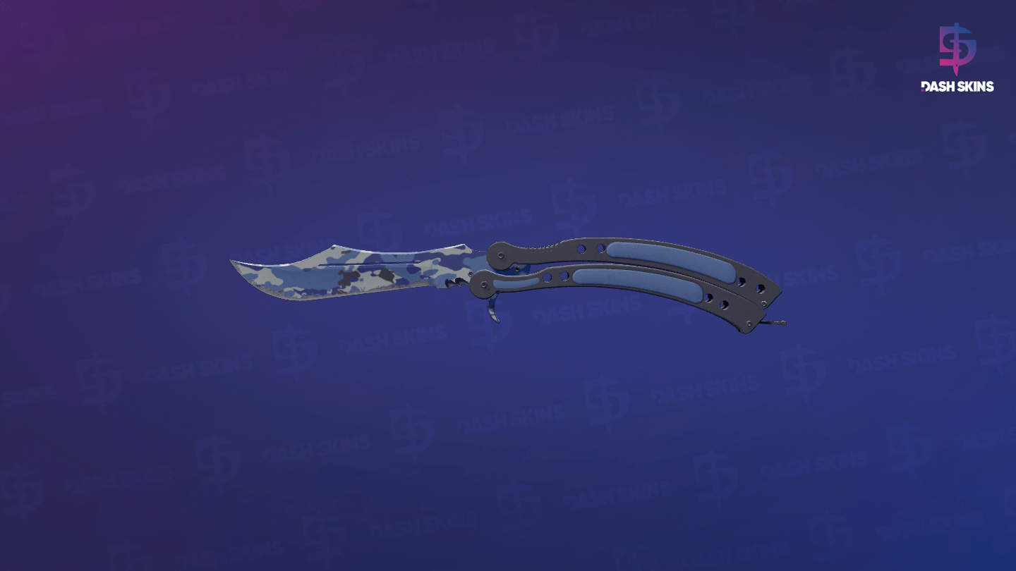 ★ Butterfly Knife | Bright Water (Field-Tested) Screenshot Playside