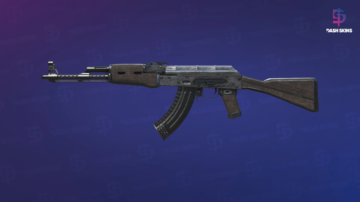 AK-47 | Steel Delta (Minimal Wear) Screenshot Playside
