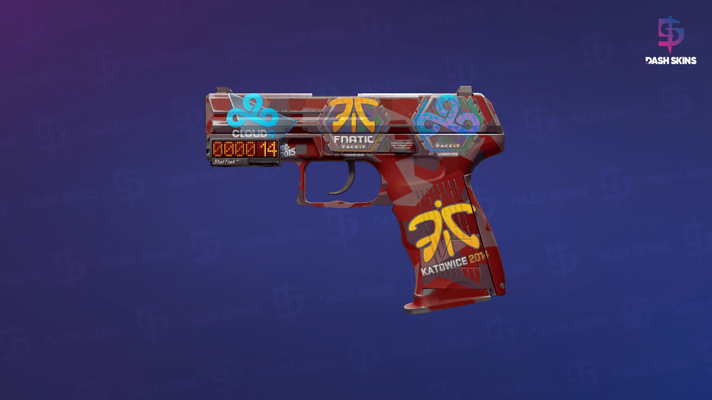 StatTrak™ P2000 | Red FragCam (Field-Tested) Screenshot Playside