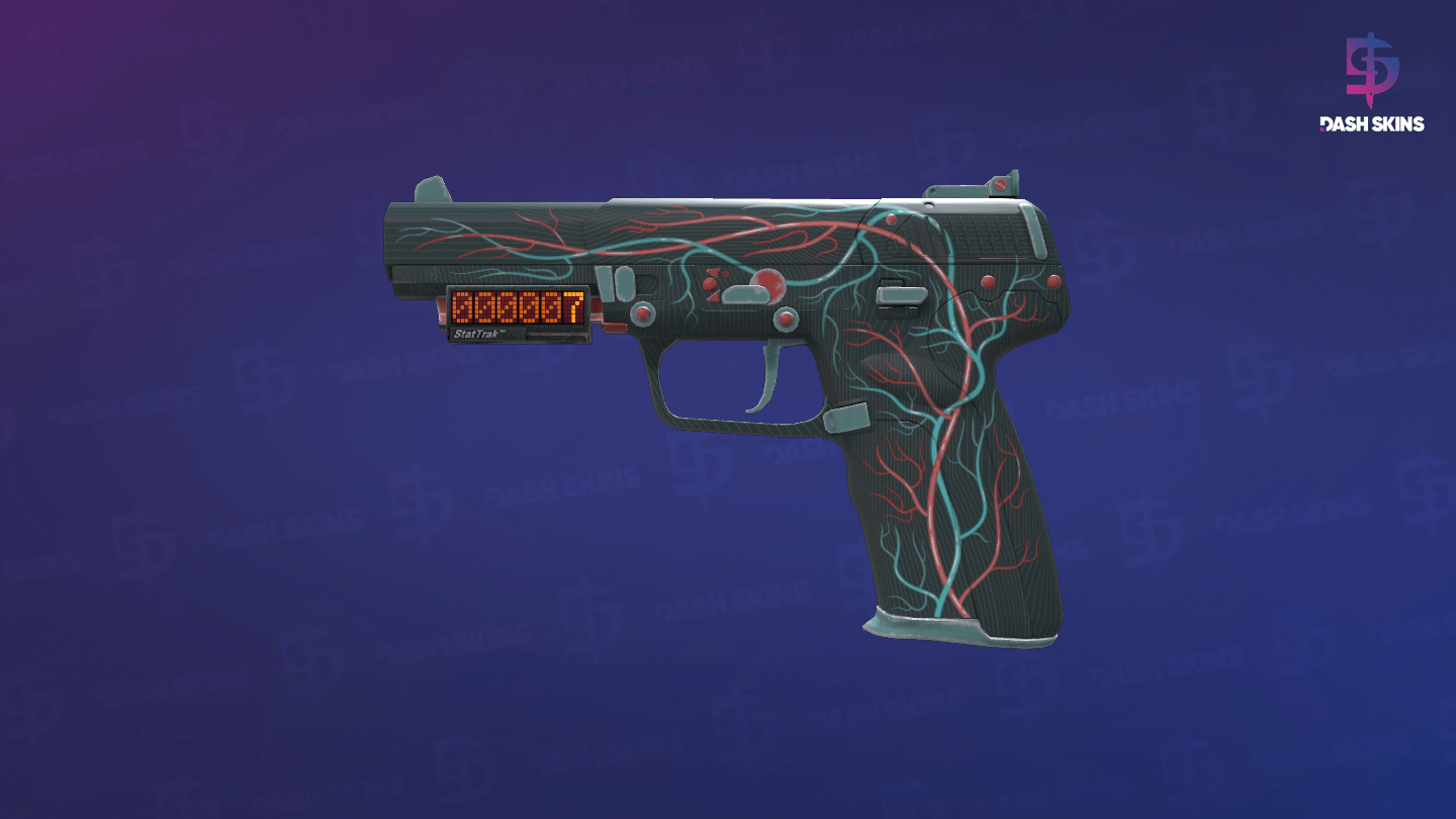 StatTrak™ Five-SeveN | Capillary (Minimal Wear) Screenshot Playside