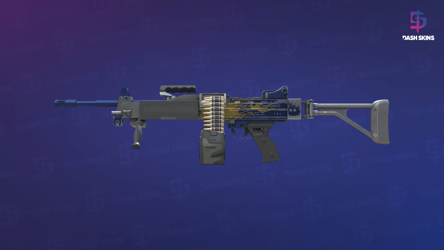 Negev | Man-o'-war (Minimal Wear) Screenshot Playside