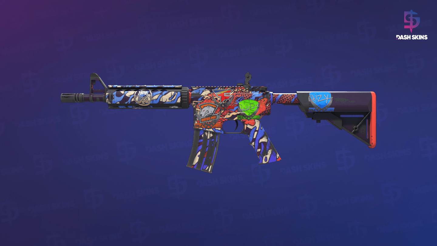 M4A4 | 龍王 (Dragon King) (Field-Tested) Screenshot Playside