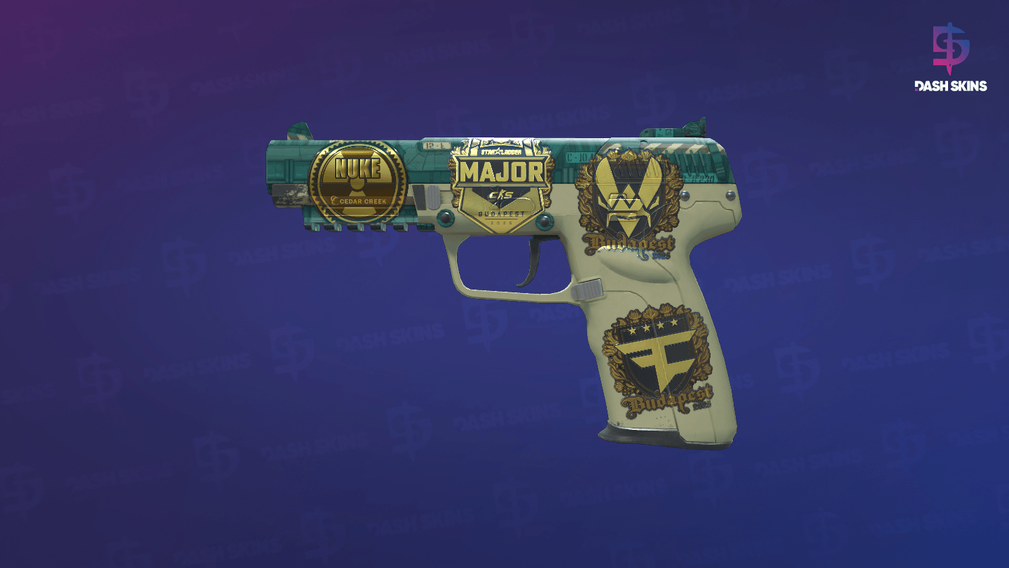 Souvenir Five-SeveN | Coolant (Factory New) Screenshot Playside