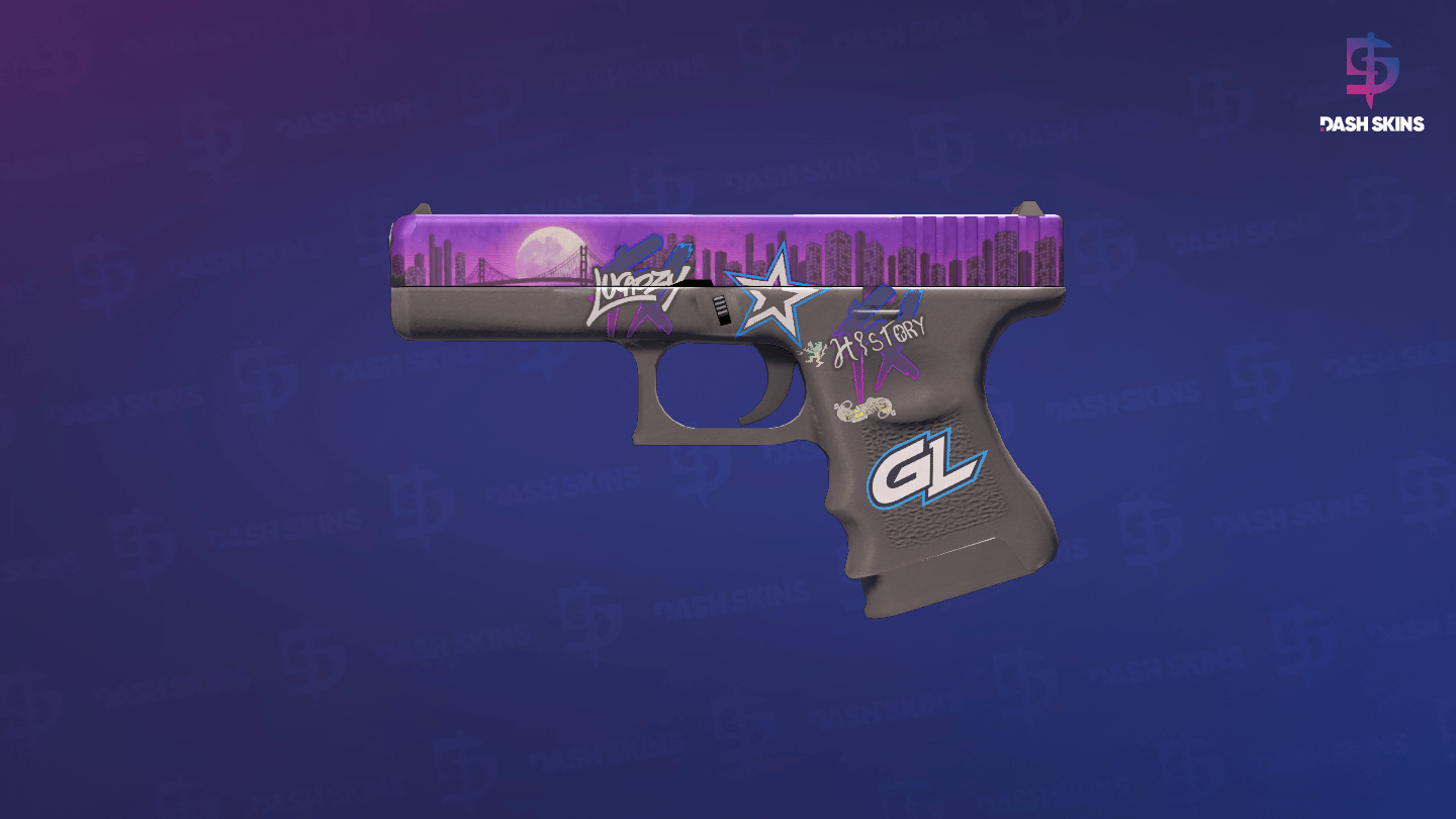 Glock-18 | Moonrise (Minimal Wear) Screenshot Playside