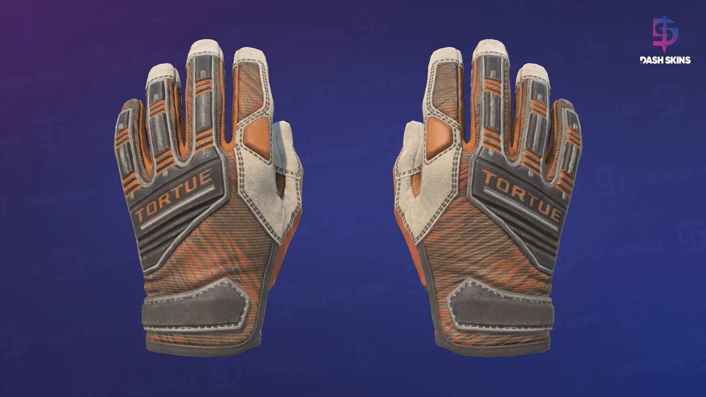 ★ Specialist Gloves | Tiger Strike (Well-Worn) Screenshot Playside