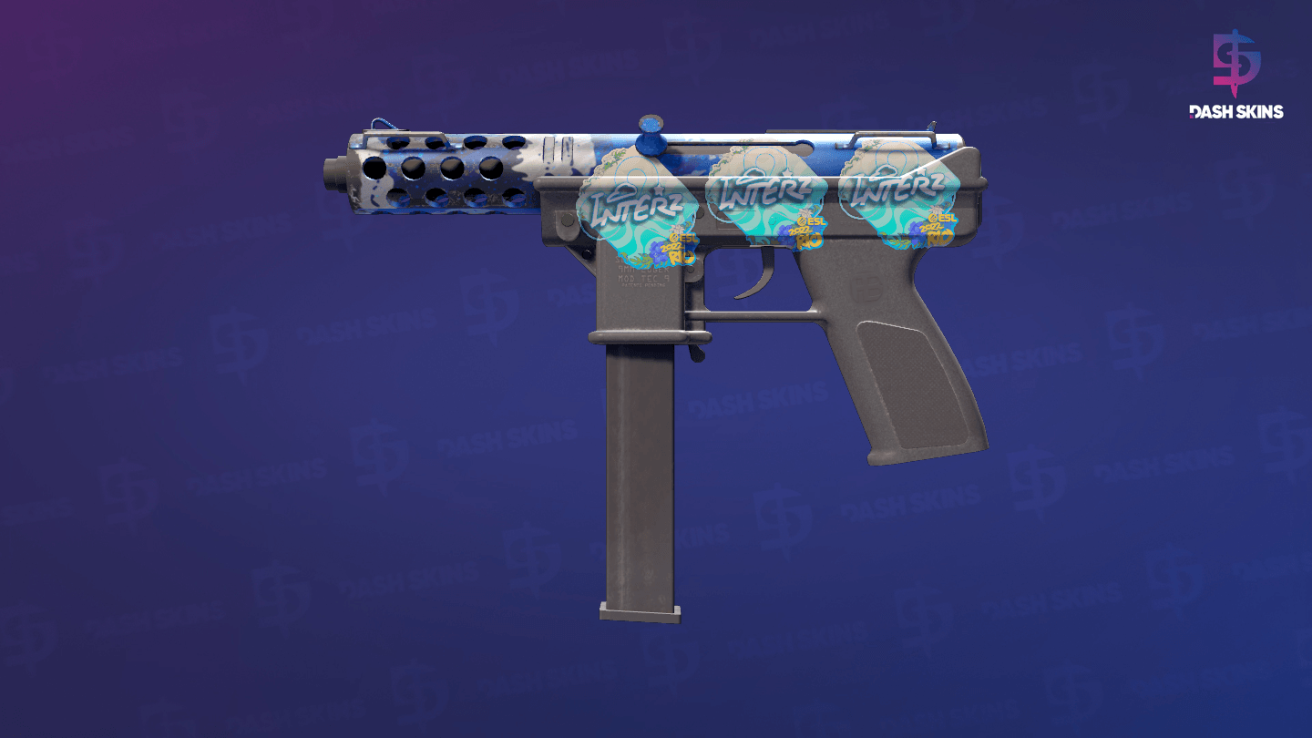 Tec-9 | Ice Cap (Minimal Wear) Screenshot Playside