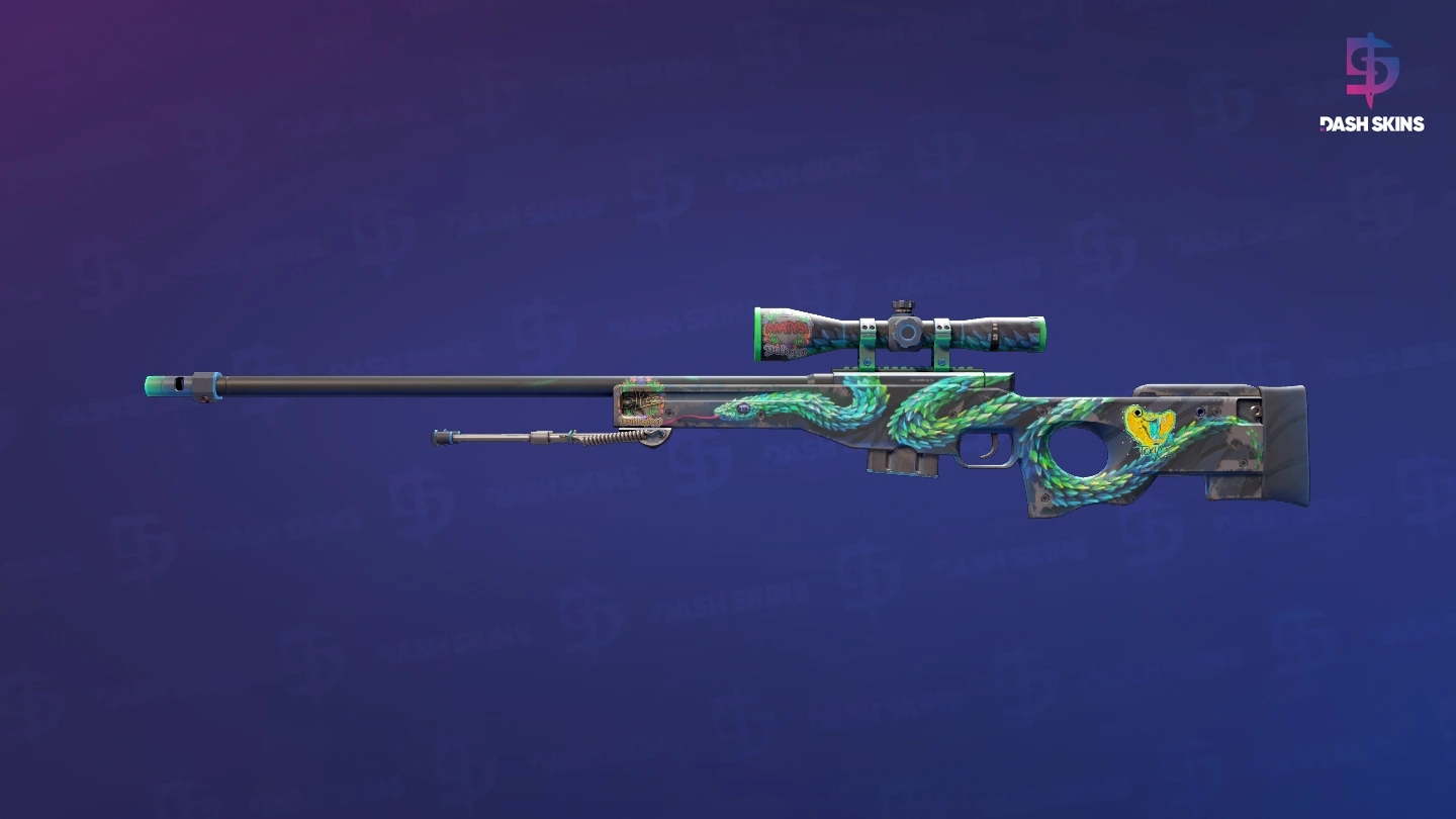 AWP | Atheris (Well-Worn) Screenshot Playside