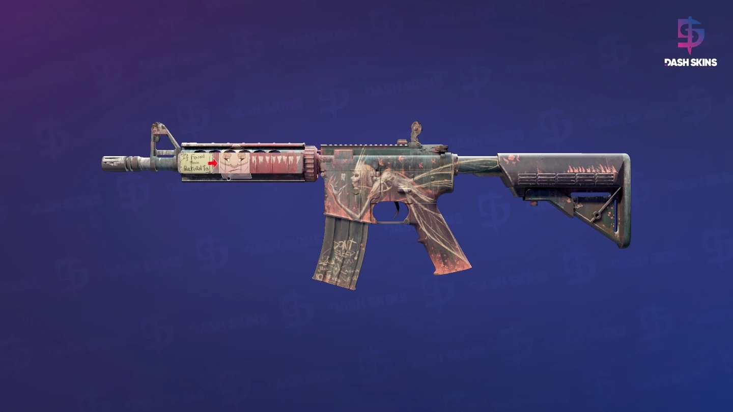 M4A4 | Tooth Fairy (Well-Worn) Screenshot Playside
