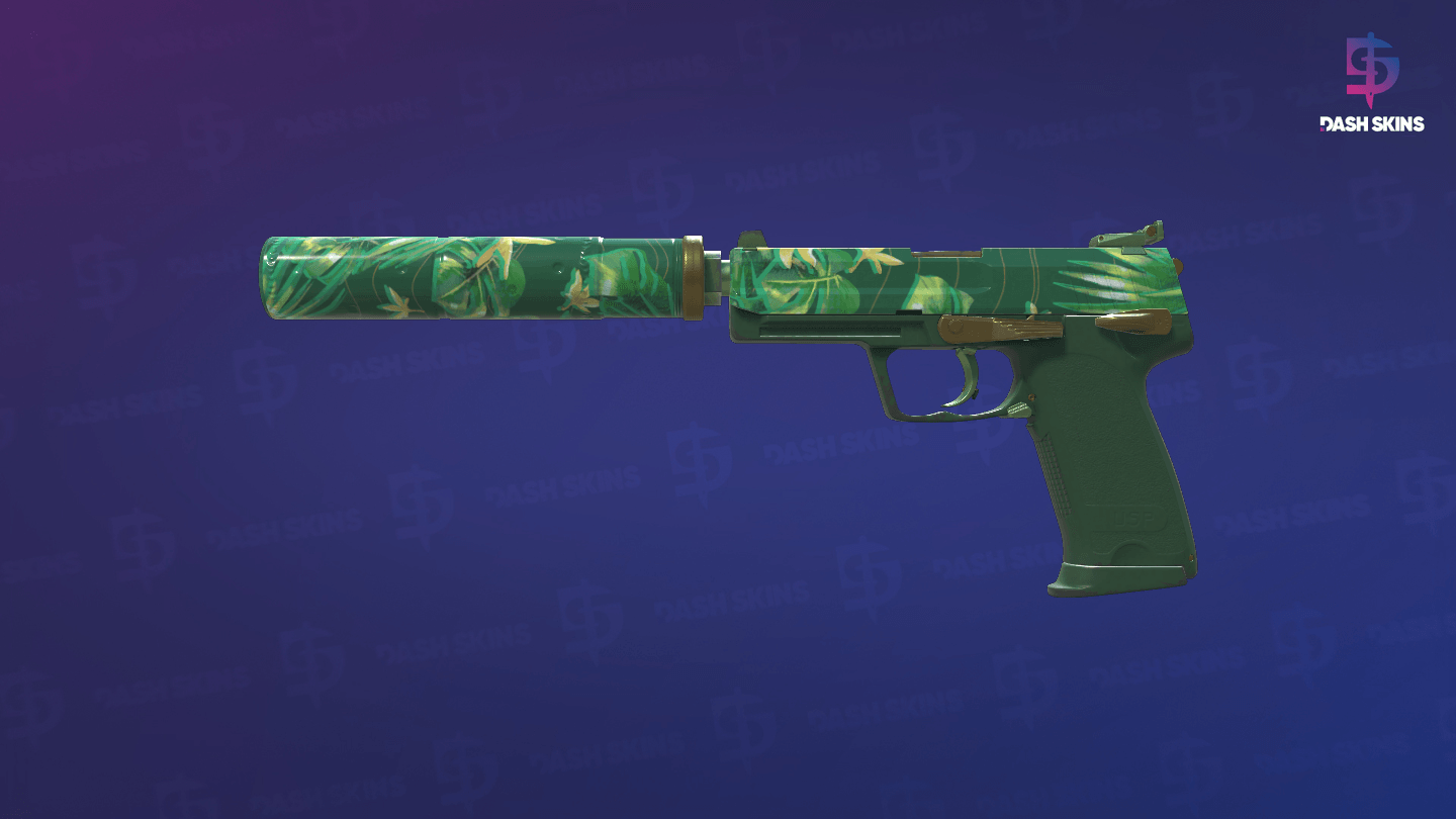 USP-S | Tropical Breeze (Minimal Wear) Screenshot Playside