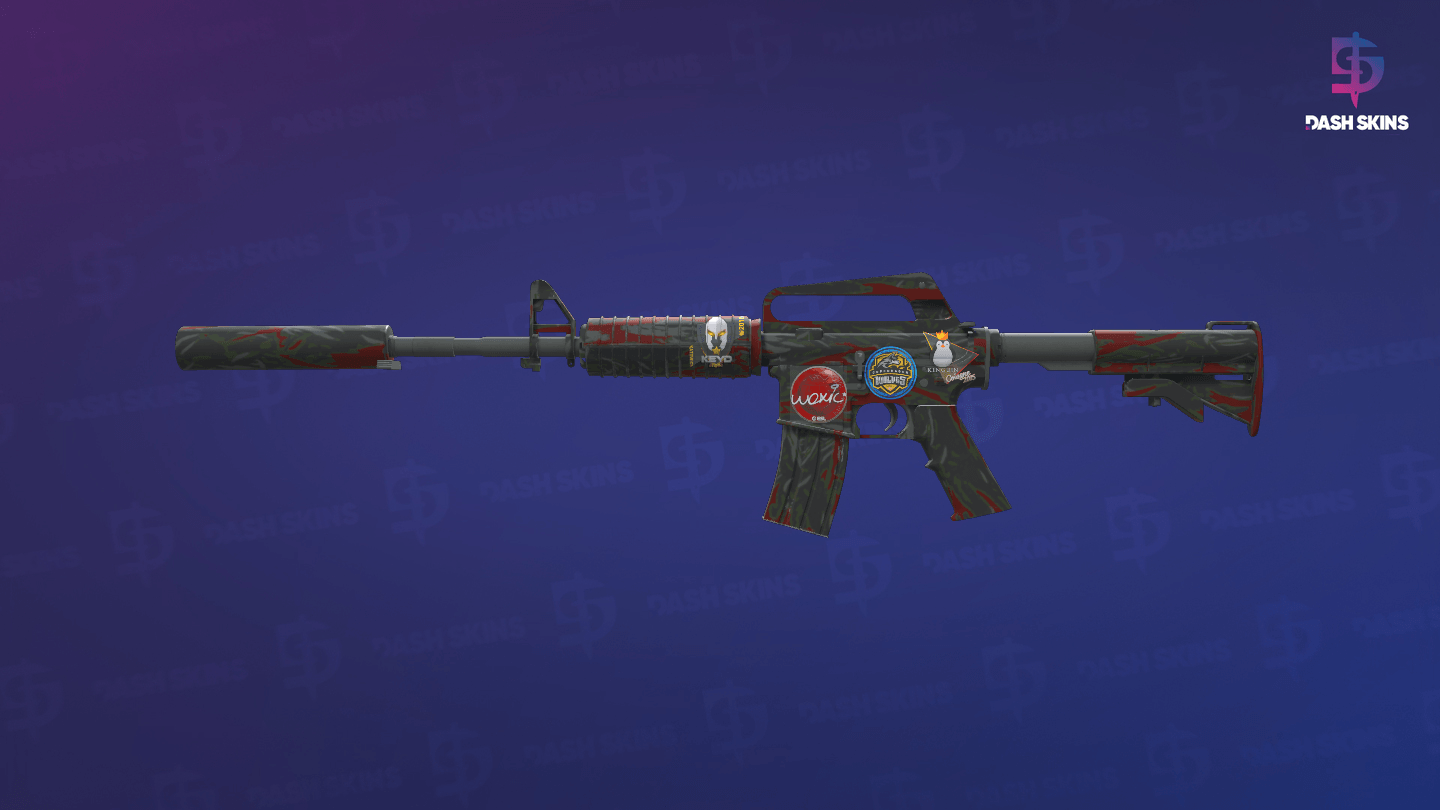 M4A1-S | Blood Tiger (Minimal Wear) Screenshot Playside