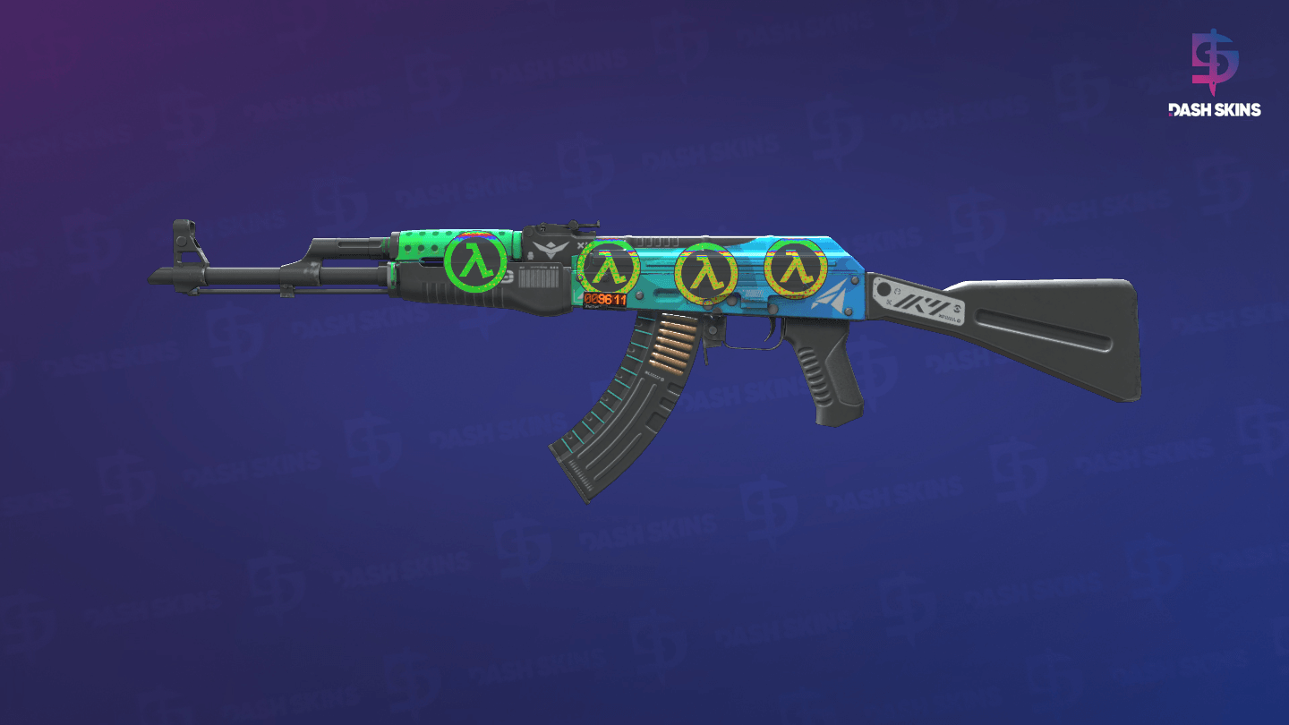 StatTrak™ AK-47 | Ice Coaled (Minimal Wear) Screenshot Playside