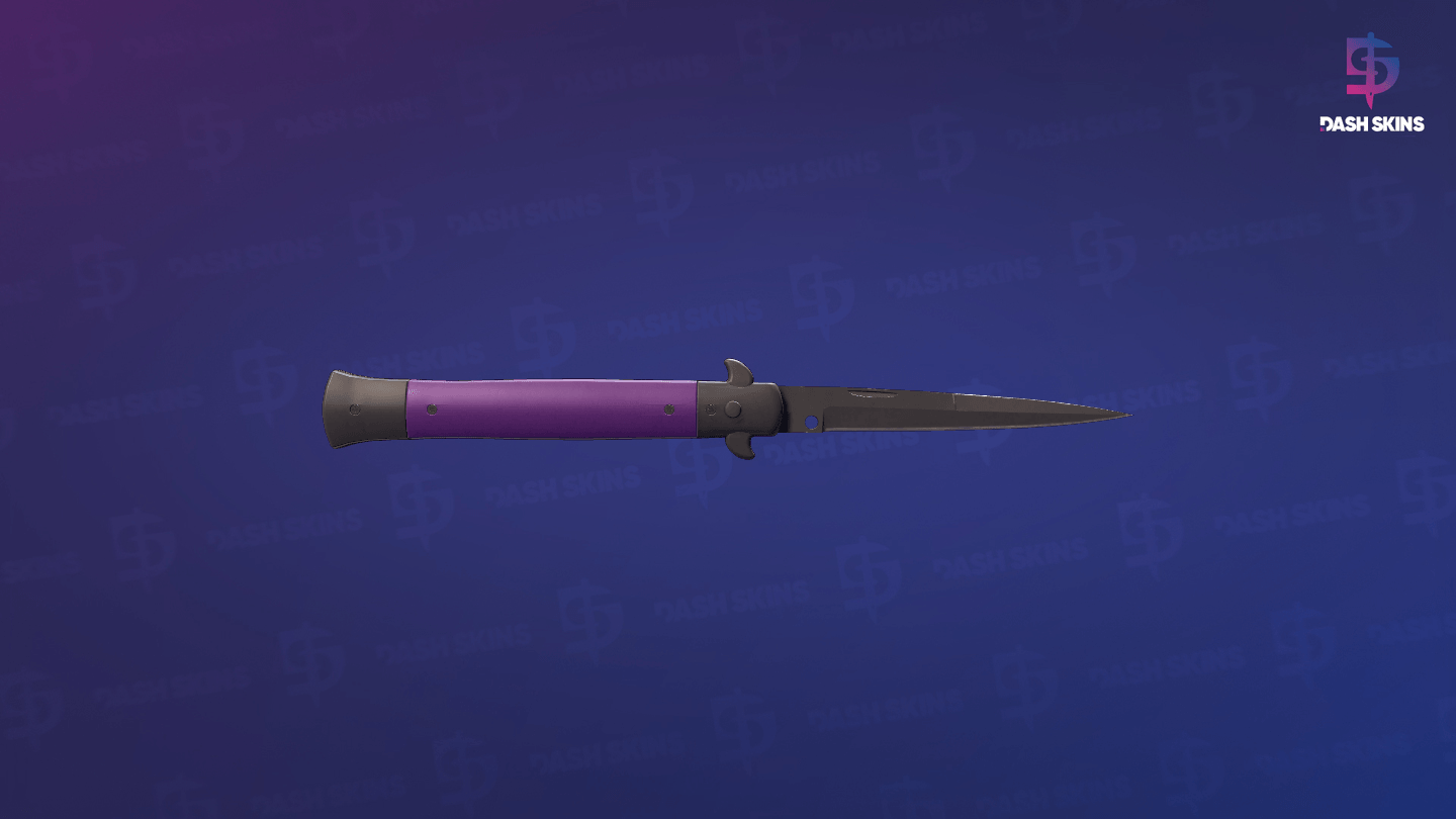 ★ Stiletto Knife | Ultraviolet (Minimal Wear) Screenshot Playside