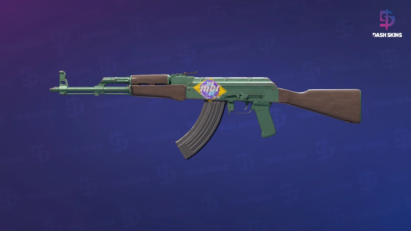 AK-47 | Wintergreen (Field-Tested) Screenshot Playside