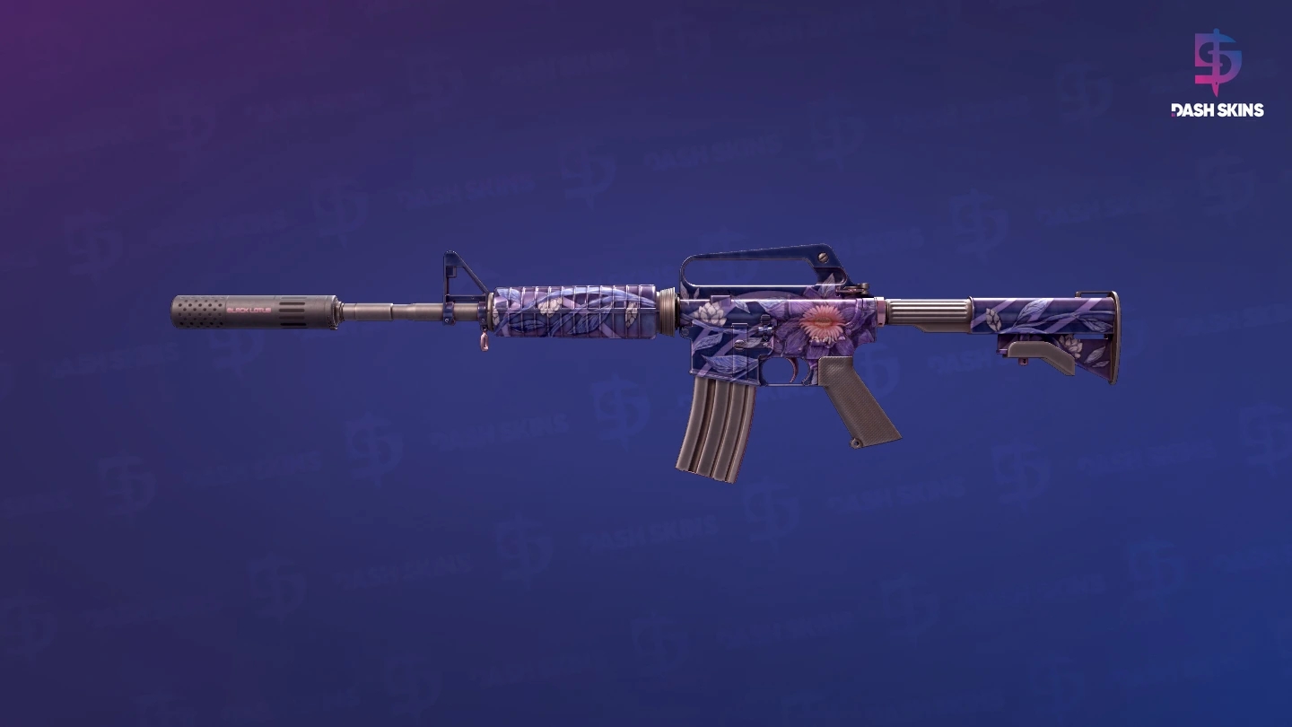 M4A1-S | Black Lotus (Well-Worn) Screenshot Playside