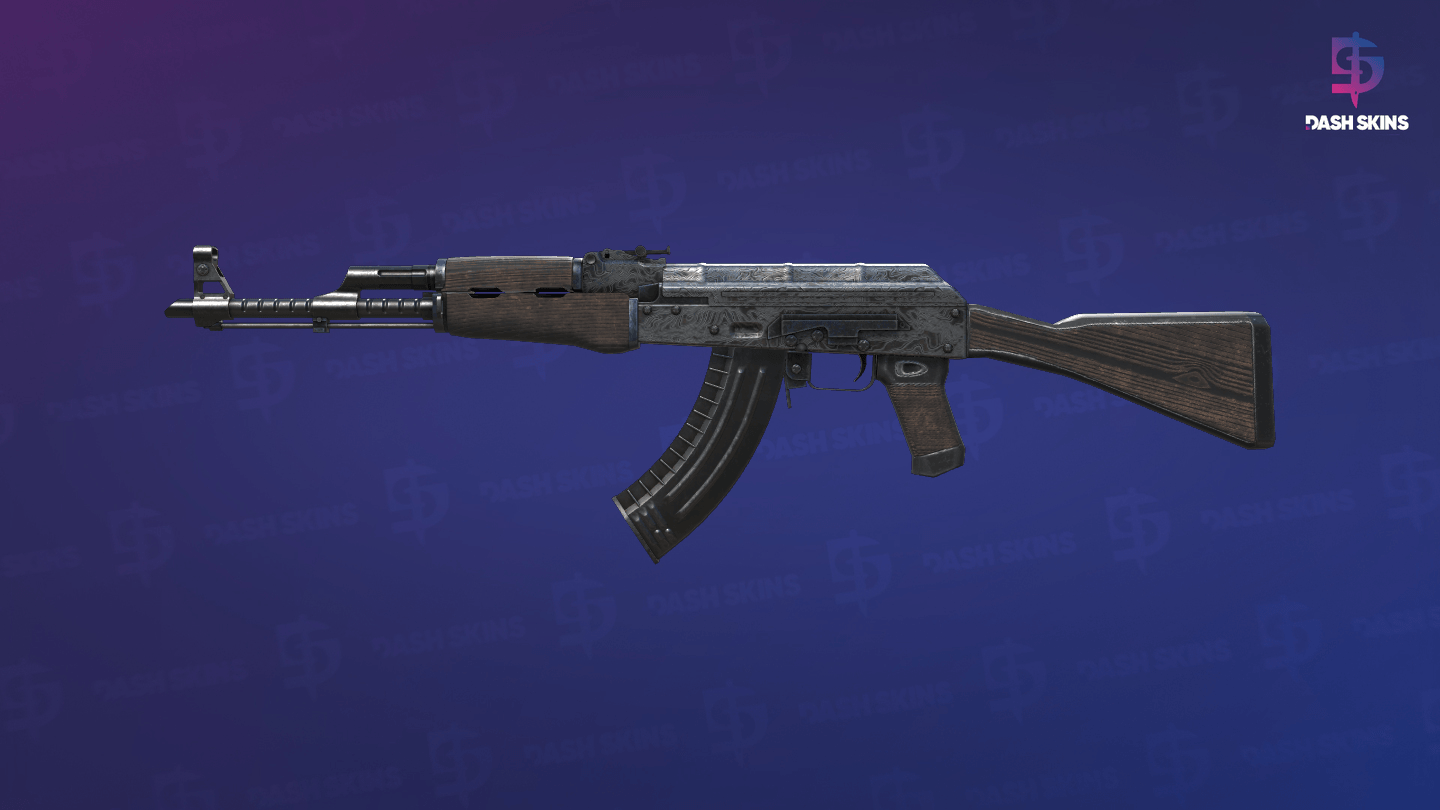 AK-47 | Steel Delta (Minimal Wear) Screenshot Playside