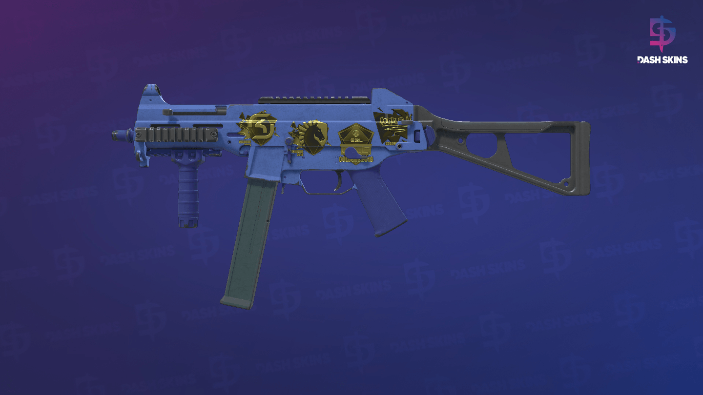 Souvenir UMP-45 | Indigo (Field-Tested) Screenshot Playside