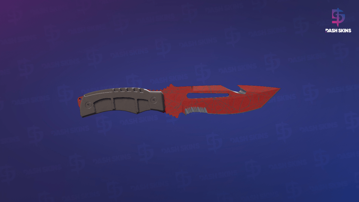 ★ Survival Knife | Crimson Web (Field-Tested) Screenshot Playside