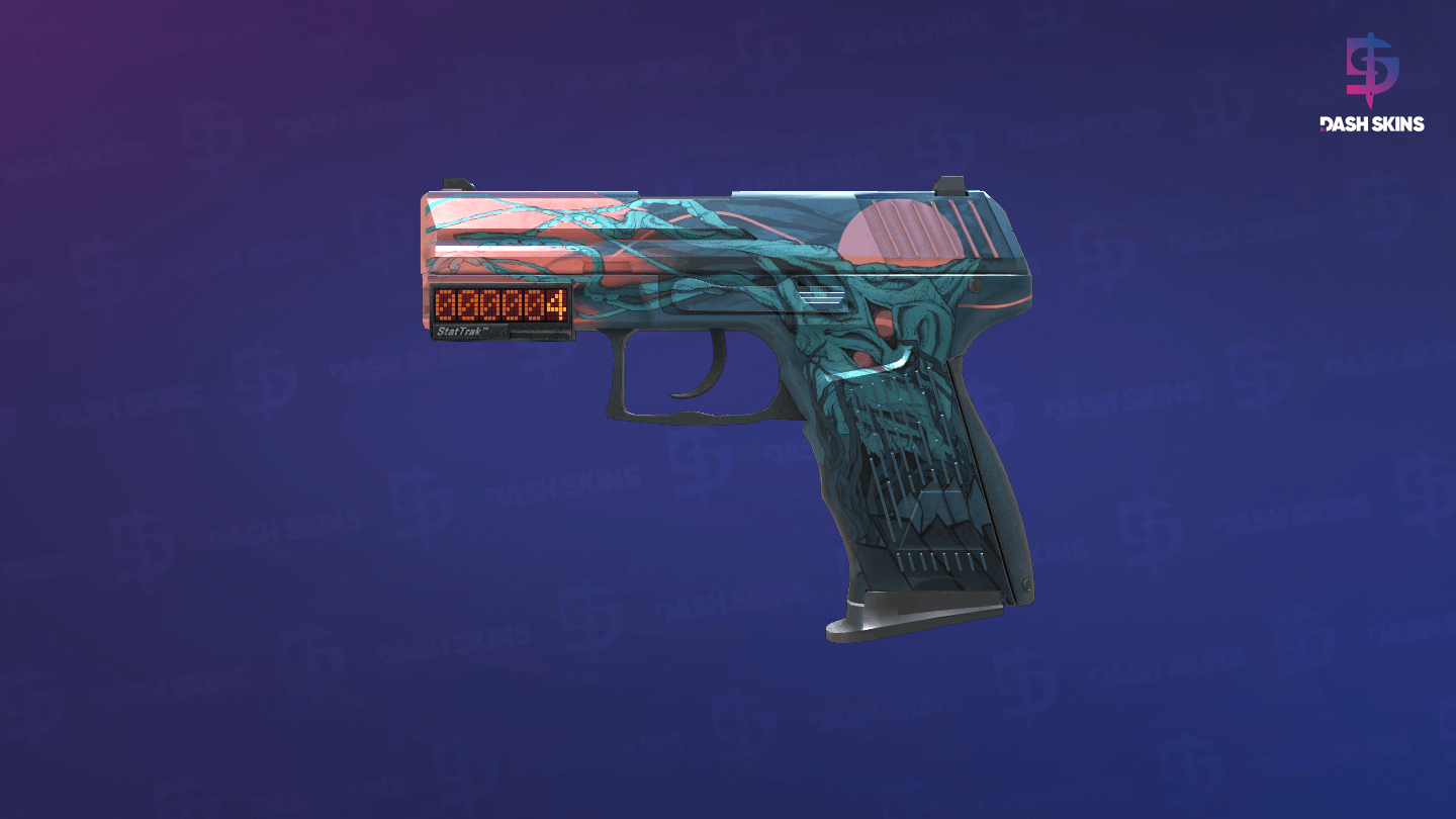 StatTrak™ P2000 | Gnarled (Minimal Wear) Screenshot Playside