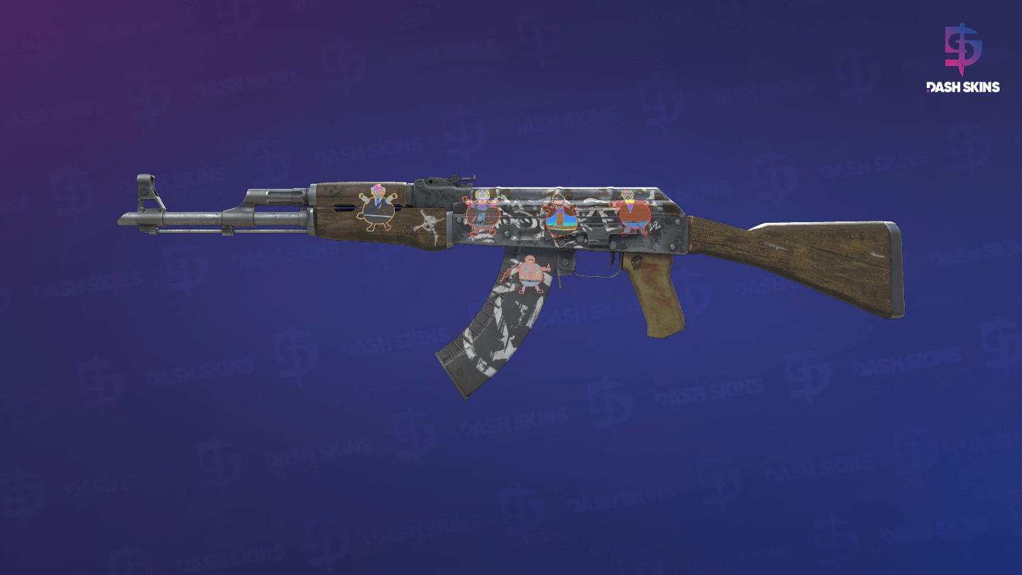AK-47 | Wasteland Rebel (Battle-Scarred) Screenshot Playside