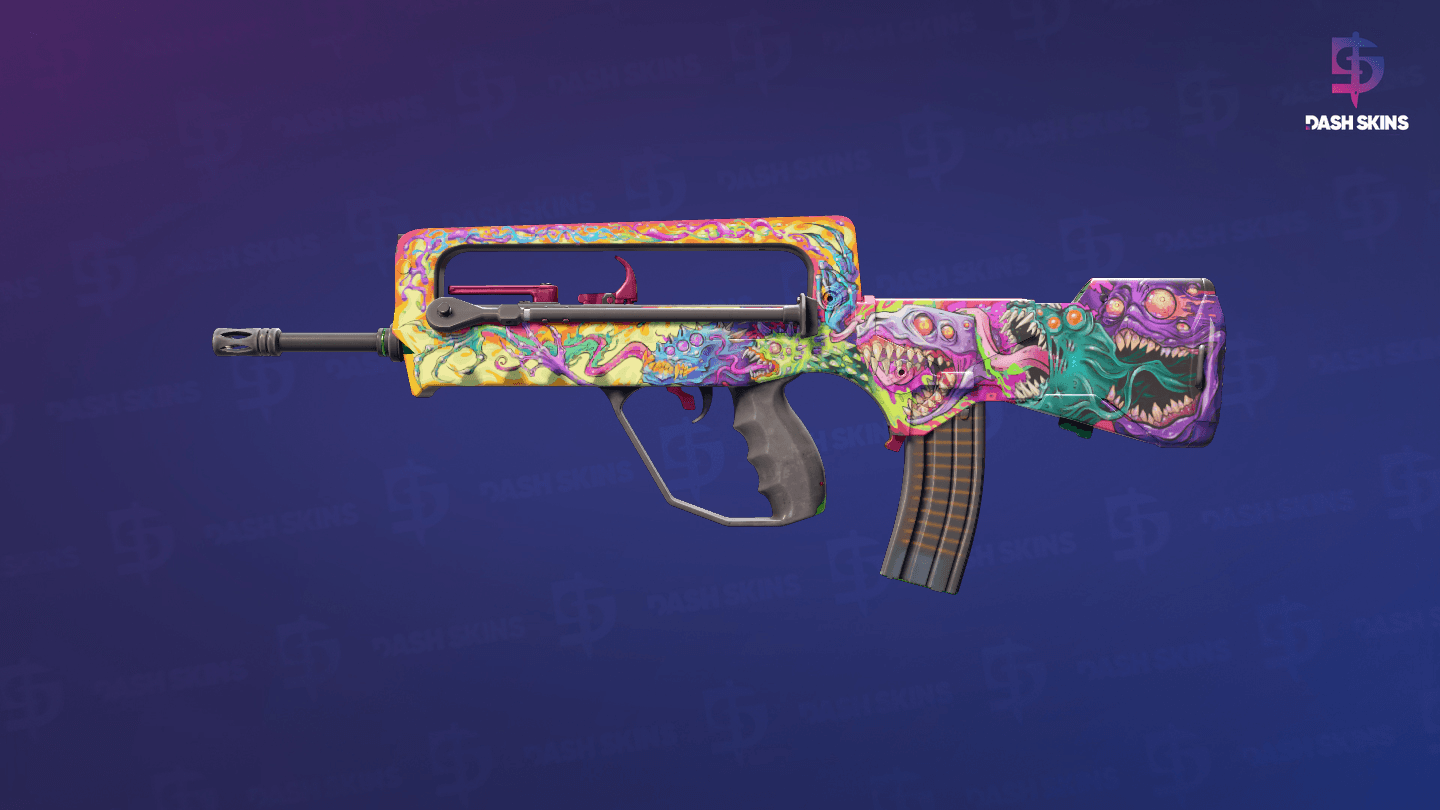 FAMAS | Bad Trip (Minimal Wear) Screenshot Playside
