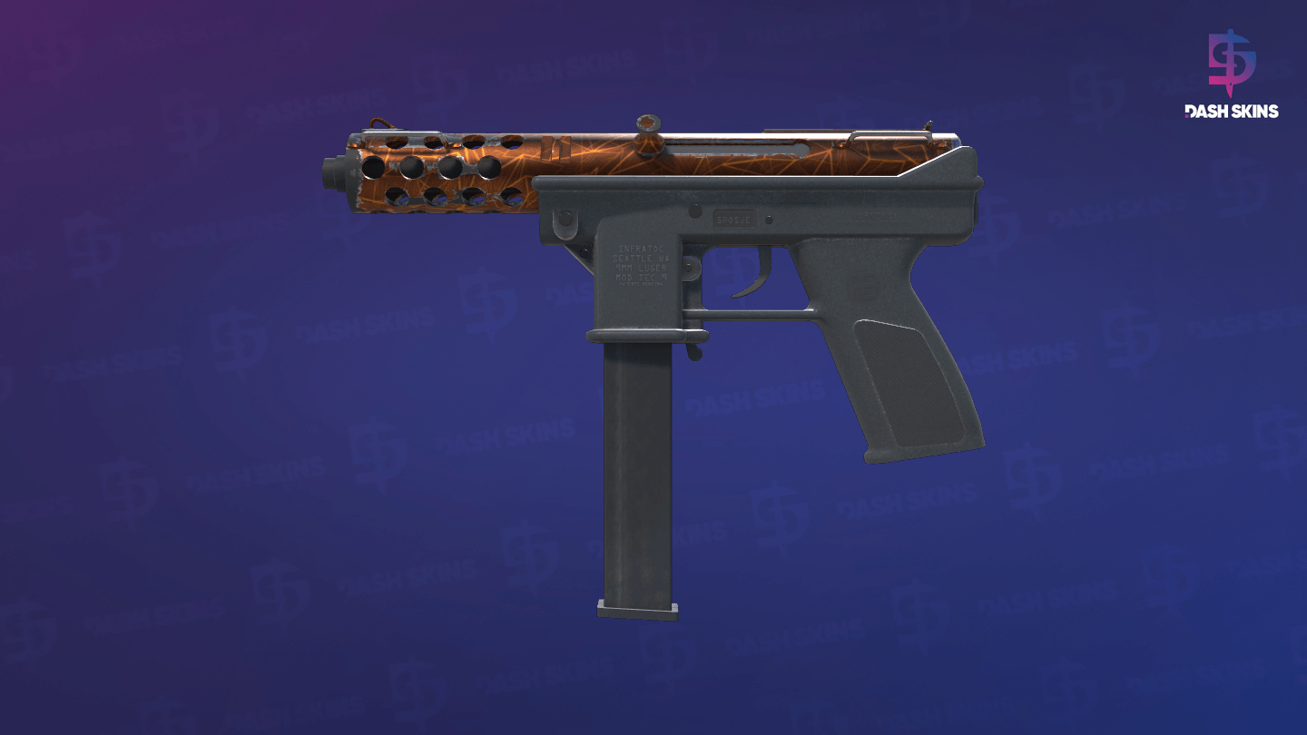 Tec-9 | Red Quartz (Minimal Wear) Screenshot Playside