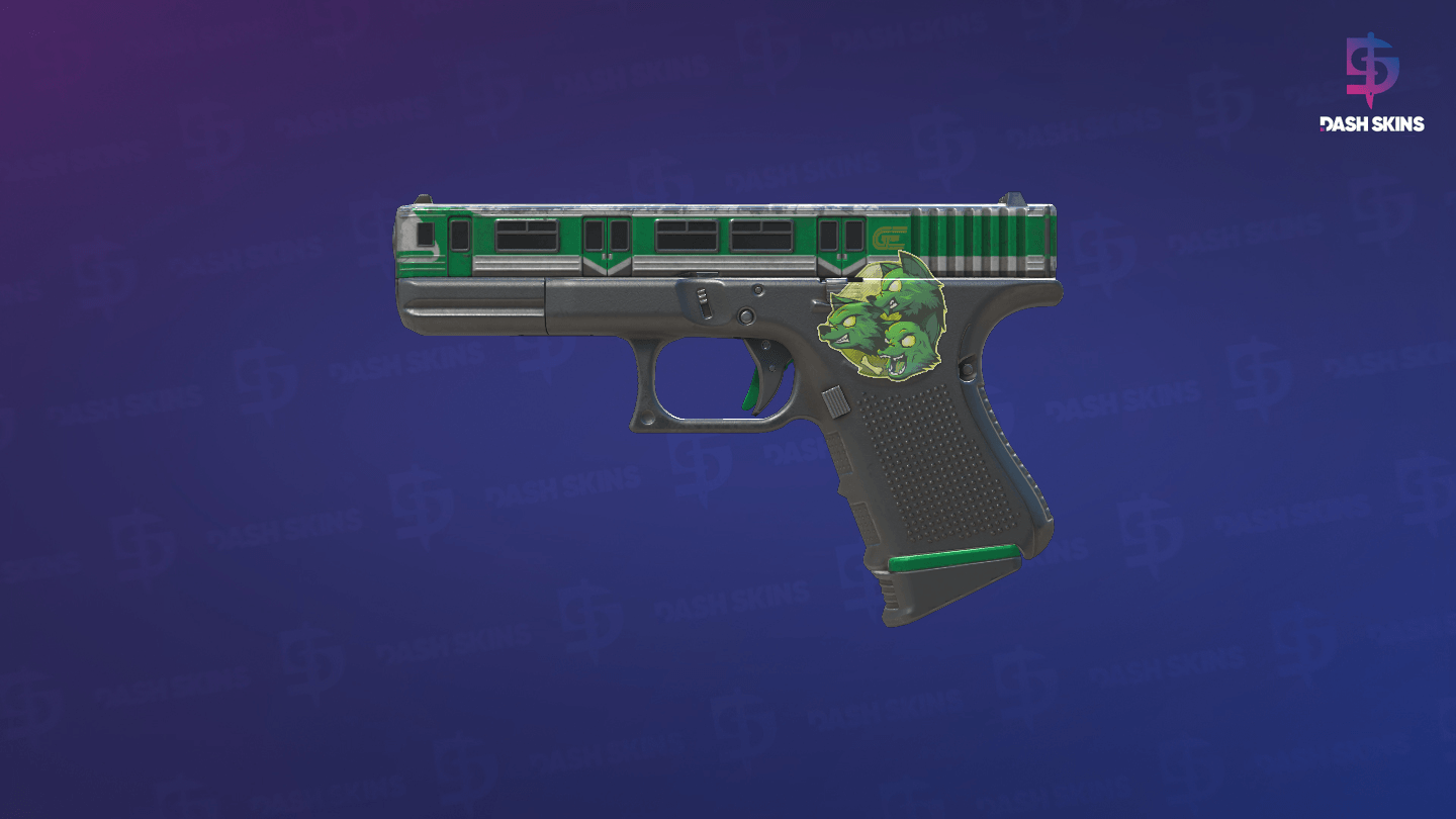 Glock-18 | Green Line (Minimal Wear) Screenshot Playside