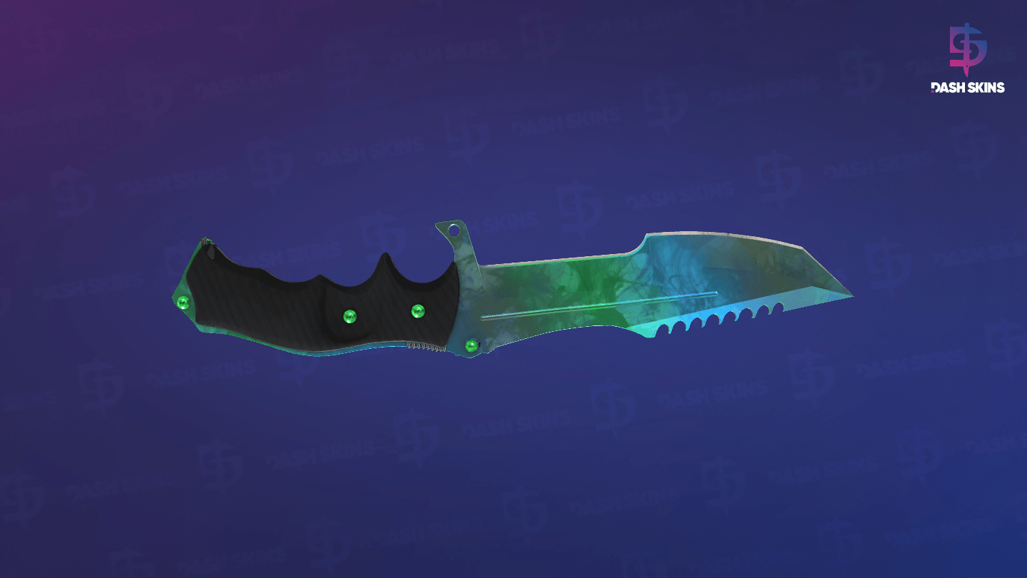 ★ Huntsman Knife | Gamma Doppler (Factory New) - Phase 3 Screenshot Playside