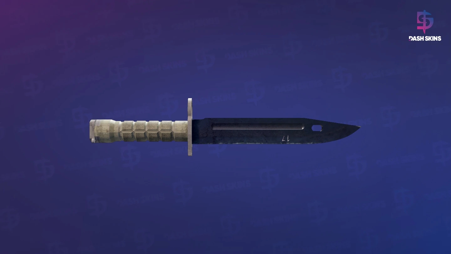 ★ StatTrak™ Bayonet | Blue Steel (Well-Worn) Screenshot Playside