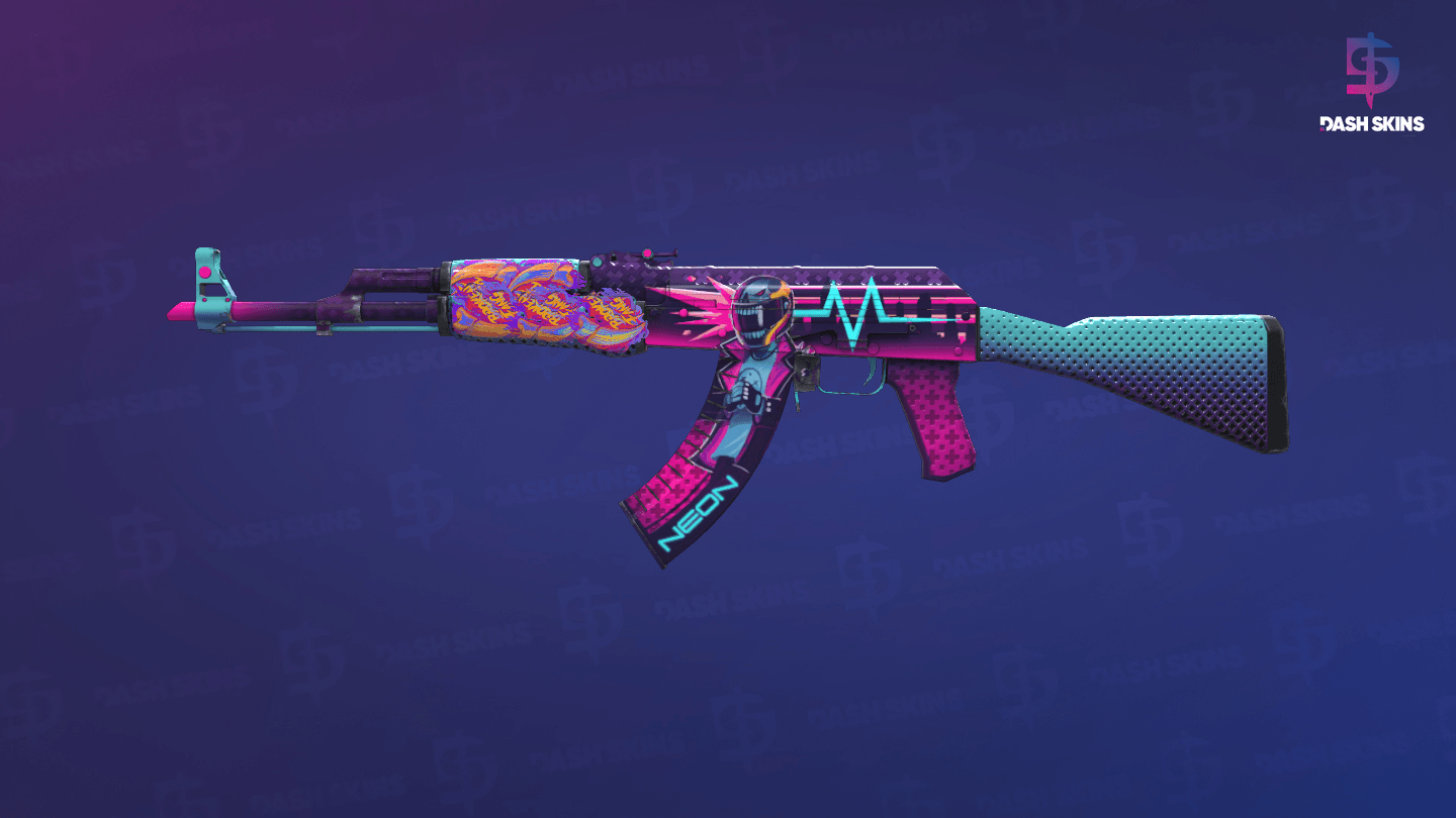 AK-47 | Neon Rider (Minimal Wear) Screenshot Playside