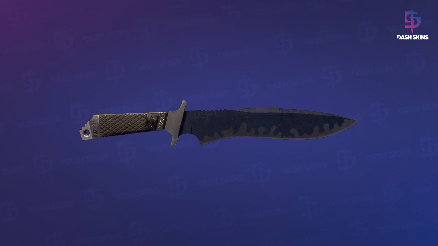 ★ Classic Knife | Blue Steel (Well-Worn) Screenshot Playside
