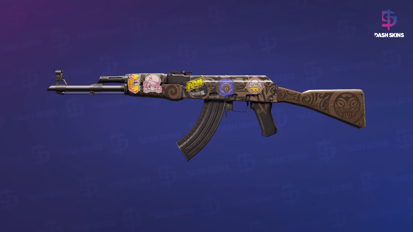 AK-47 | Uncharted (Minimal Wear) Screenshot Playside