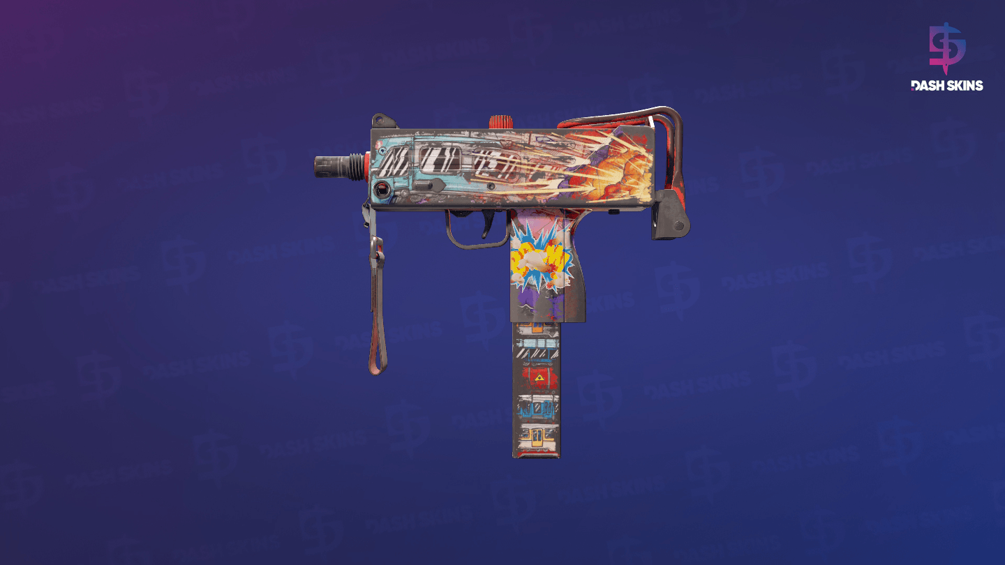 MAC-10 | Derailment (Battle-Scarred) Screenshot Playside