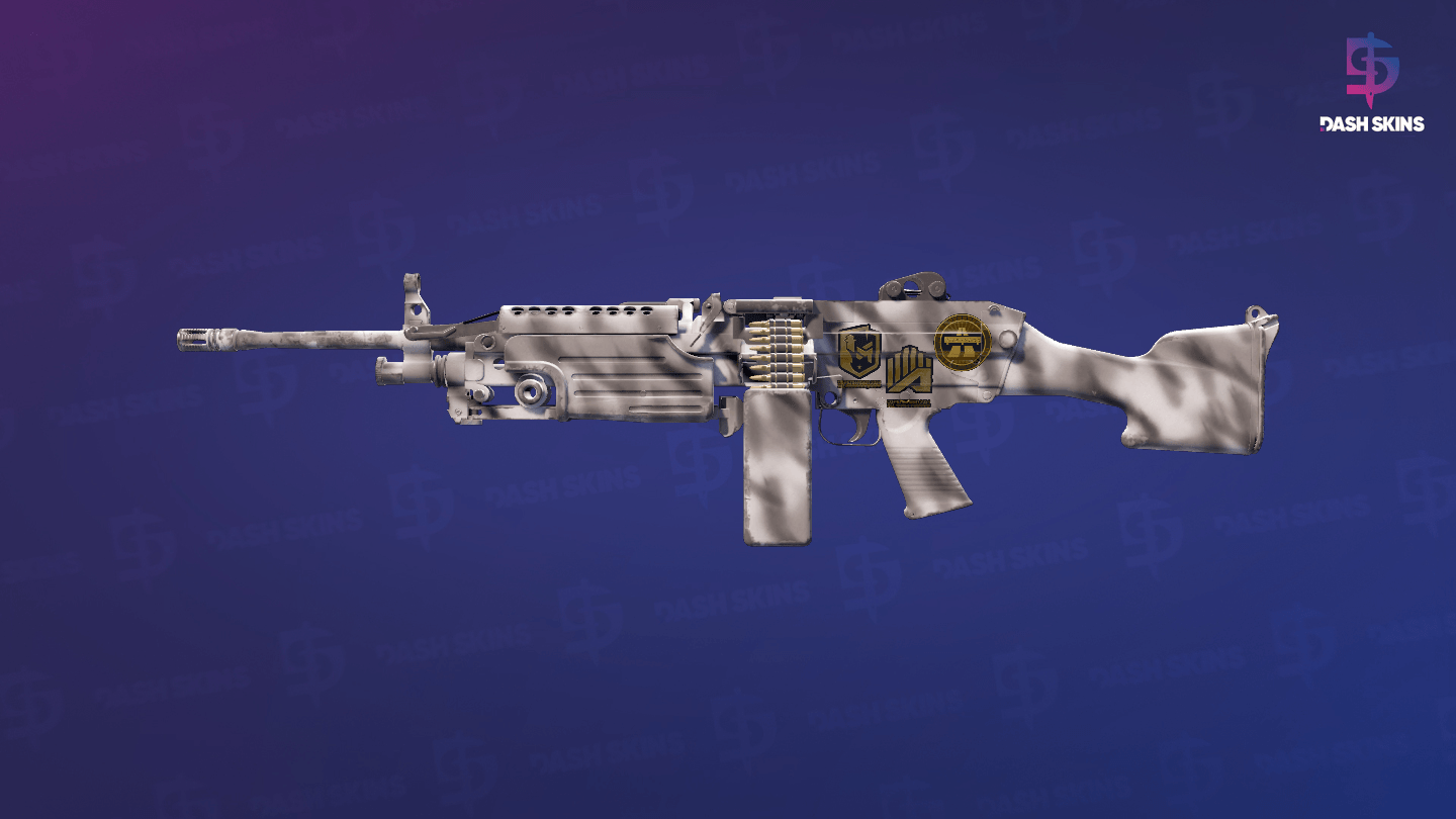 Souvenir M249 | Contrast Spray (Minimal Wear) Screenshot Playside