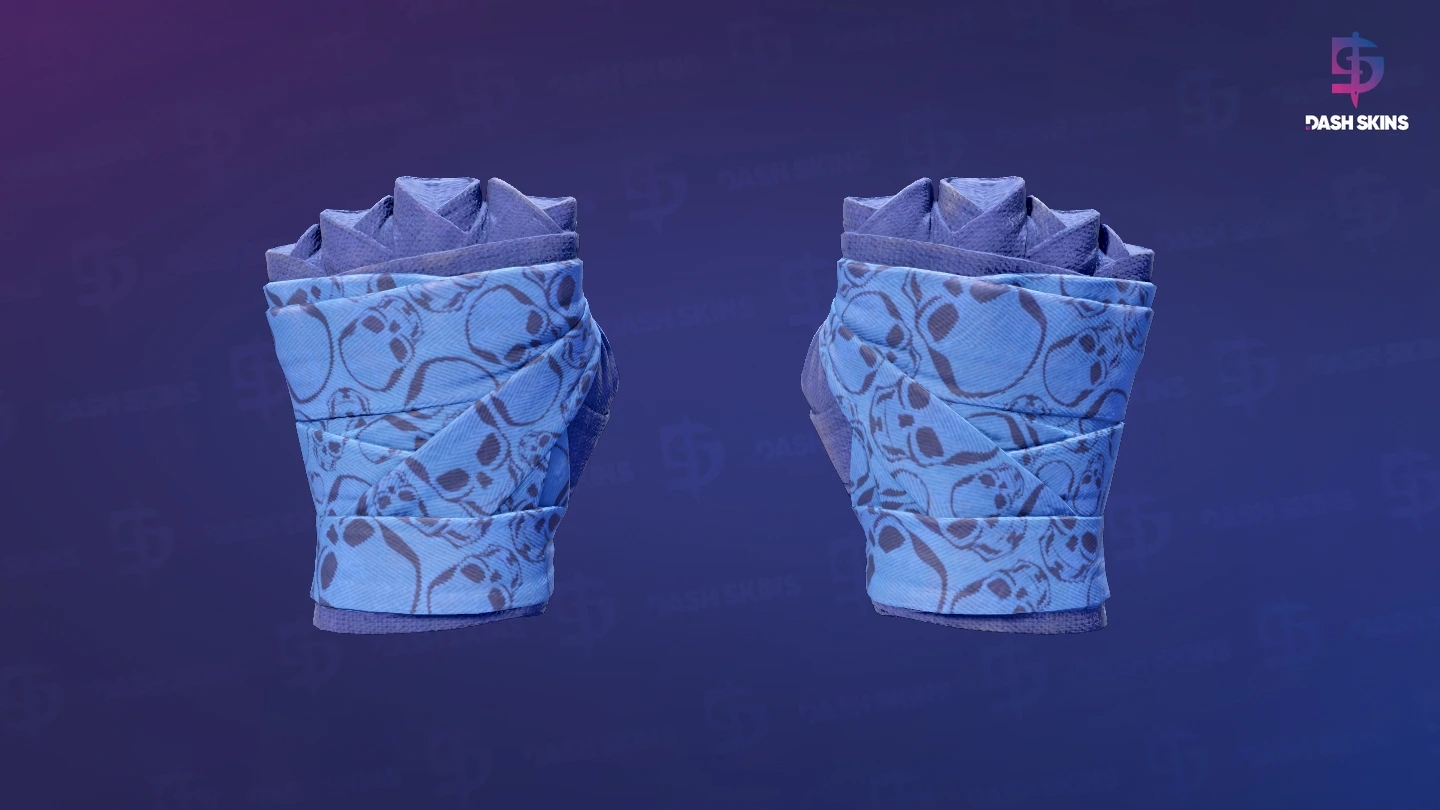 ★ Hand Wraps | Cobalt Skulls (Minimal Wear) Screenshot Playside