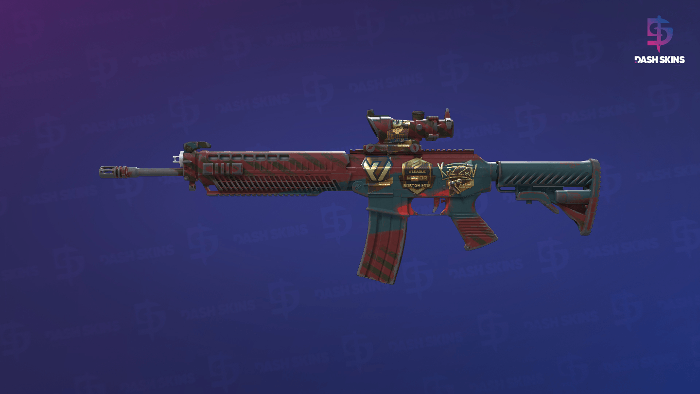 Souvenir SG 553 | Fallout Warning (Field-Tested) Screenshot Playside