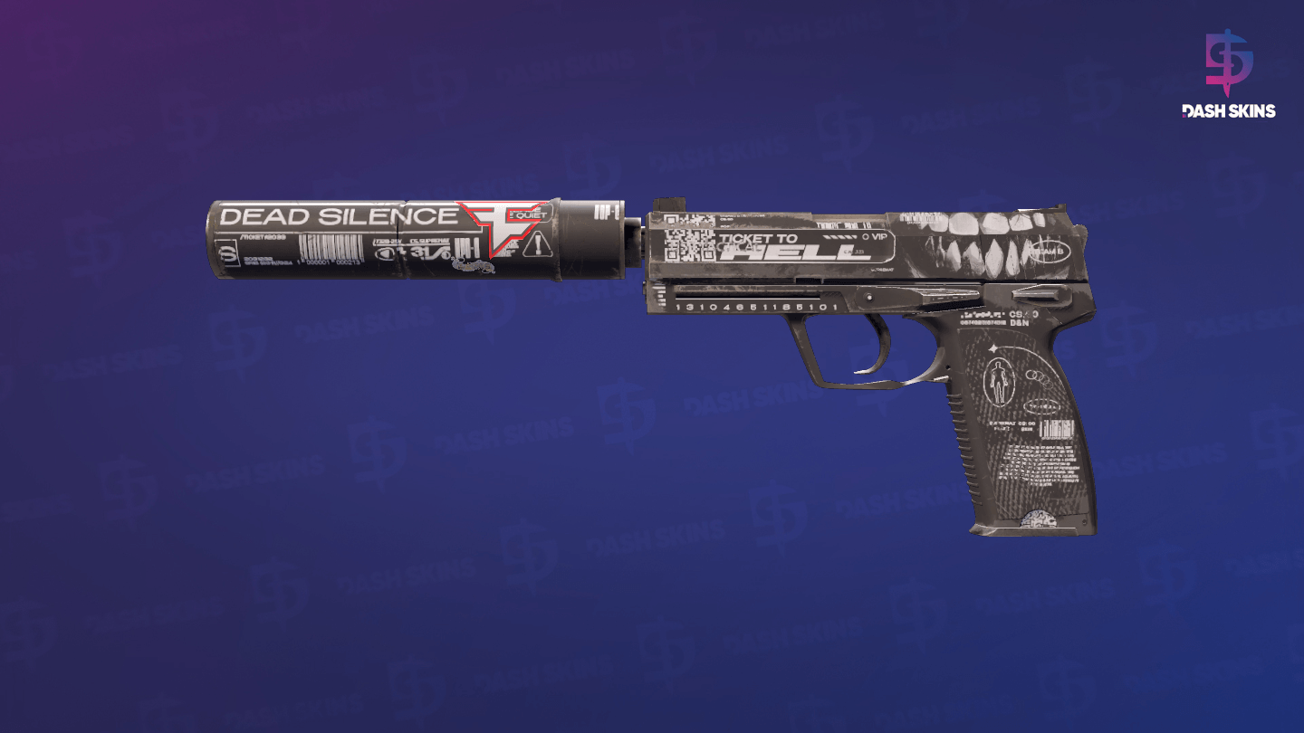 USP-S | Ticket to Hell (Field-Tested) Screenshot Playside