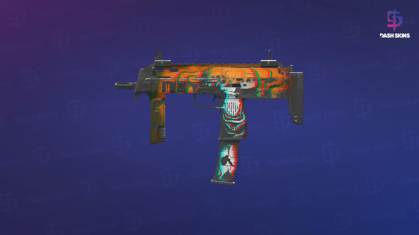 MP7 | Abyssal Apparition (Battle-Scarred) Screenshot Playside