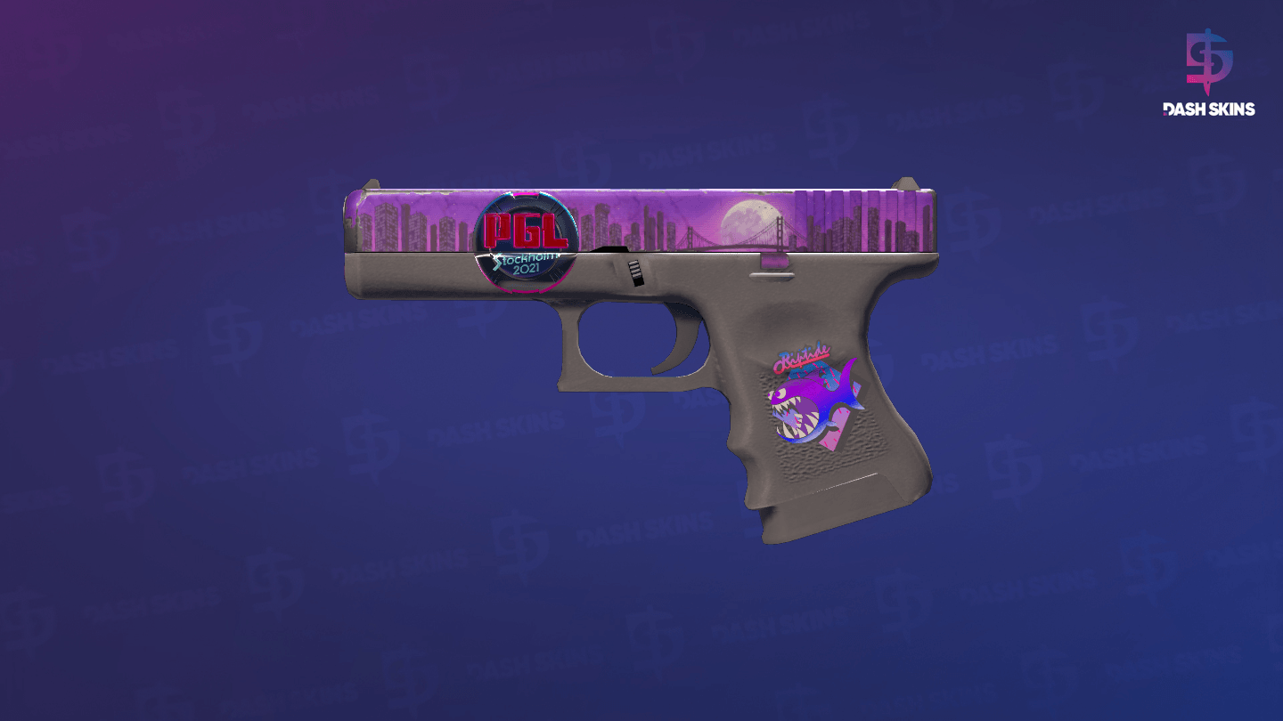 Glock-18 | Moonrise (Well-Worn) Screenshot Playside