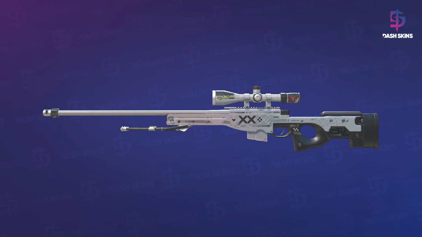 AWP | Printstream (Well-Worn) Screenshot Playside
